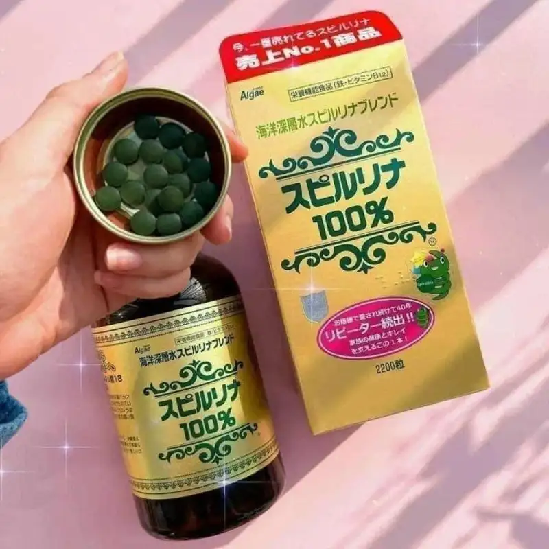 tao spirulina 2200 vien nhat ban tem mac do chinh hang - Sản phẩm được bán bởi Gimedi Pharma