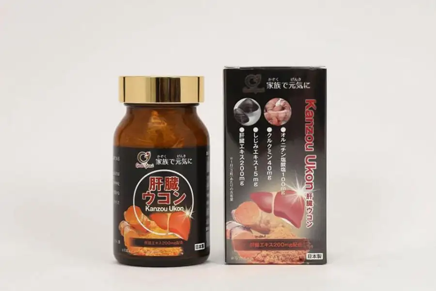 Viên uống Kanzo Ukon, hỗ trợ giảm mệt mỏi và hỗ trợ bảo vệ gan
