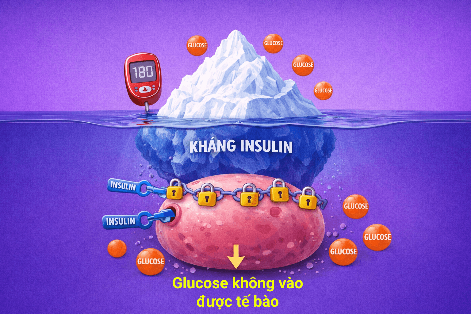 glu k vao duoc 1 - Sản phẩm được bán bởi Gimedi Pharma