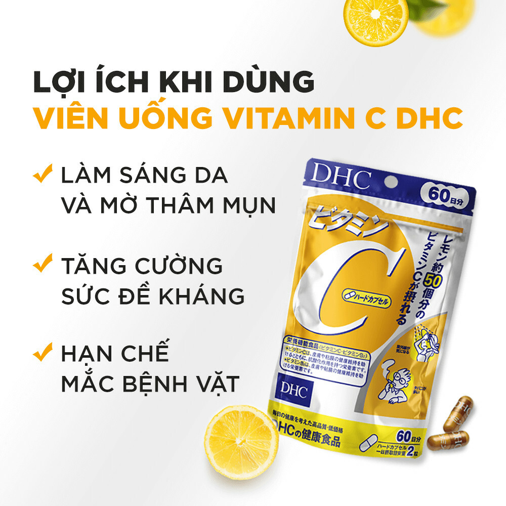 Viên uống DHC vitamin C 90 ngày