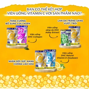 Viên uống DHC vitamin C 90 ngày đẹp da, căng mướt