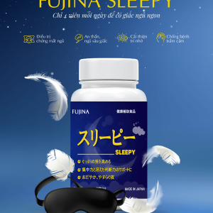 Viên uống hỗ trợ ngủ ngon Fujina Sleepy 80 viên