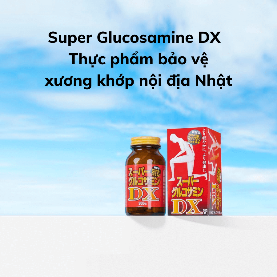 Super Glucosamine DX Hokoen Thuc pham bao ve xuong khop cua Nhat 1 - Sản phẩm được bán bởi Gimedi Pharma