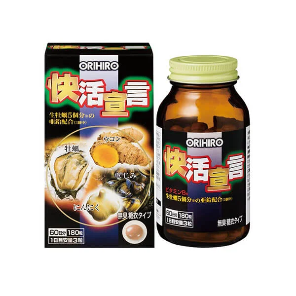 Orihiro Oysters Garlic Oysters 180 Tablets