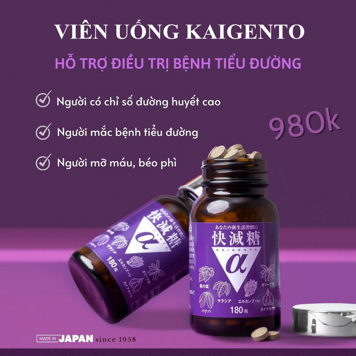 Viên uống Kaigento có tác dụng gì?