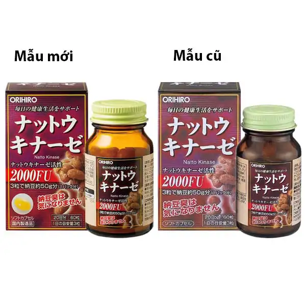 Viên uống hỗ trợ giảm đột quỵ Nattokinase 2000FU Orihiro Nhật Bản Viên uống hỗ trợ giảm đột quỵ Nattokinase 2000FU Orihiro Nhật Bản